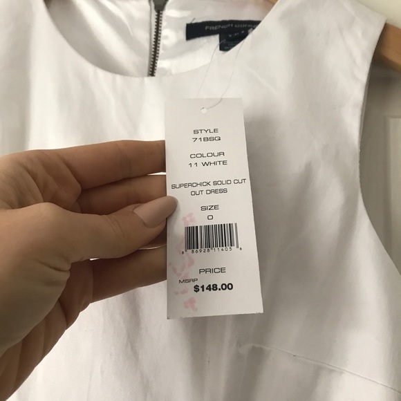 French Connection white cutout mini dress - Picture 4 of 5